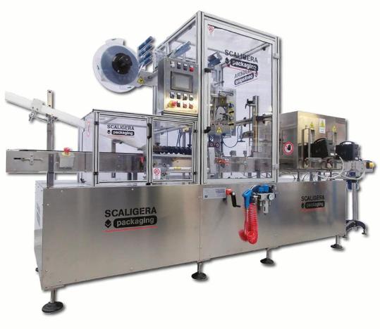 01 / ULISSE 2000 — Автоматическая машина для нанесения индивидуальной и групповой термоусадочной рукавной этикетки (слива). Производительность до 2000 шт/час.