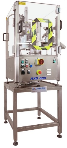 Axo 600 — Полуавтоматическая укупорочная машина для пластиковых и алюминиевых туб